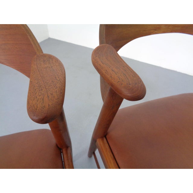 Teak Dining Chairs in Teak by Korup Stolefabrik, Denmark, 1960s, Set of 2 For Sale - Image 15 of 17