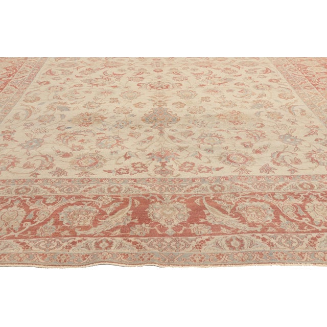 Antique Persian Isfahan Rug, 08'00 X 12'02 For Sale - Image 4 of 10