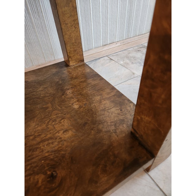 1970s Olivewood Burl Side Table Milo Baughman for Lane Altavista For Sale - Image 13 of 18