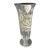 Vintage Sterling Silver Floral Overlay Vase For Sale