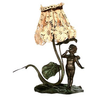 Art Nouveau Table Lamp For Sale