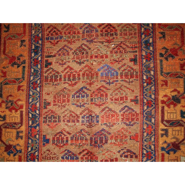 1880s Handmade Antique Persian Kurdish Rug For Sale In New York - Image 6 of 8