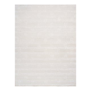Pasargad Home Edgy Ivory Area Rug, 5' 0'' X 8' 0'' For Sale