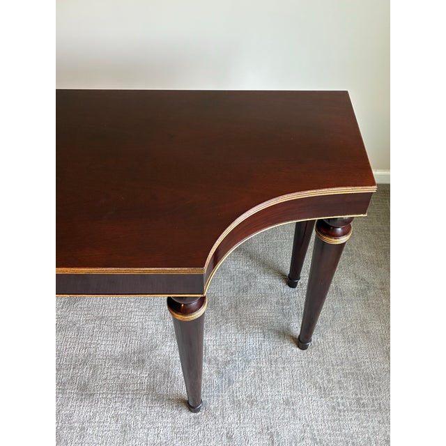 Late 20th Century Barbara Barry for Baker Modern Regency Console Table For Sale In Charlotte - Image 6 of 8