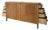 Oak Partner Desk with Twin Sided Drawers and Filing Cabinet, 1930s For Sale