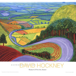 David Hockney, Garrowby Hill, Offset Lithograph For Sale