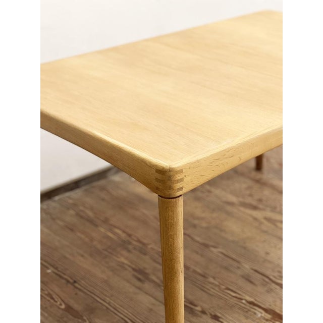 Mid-Century Modern Extendable Dining Table in Oak by H.W. Klein for Bramin, 1960 For Sale - Image 14 of 18