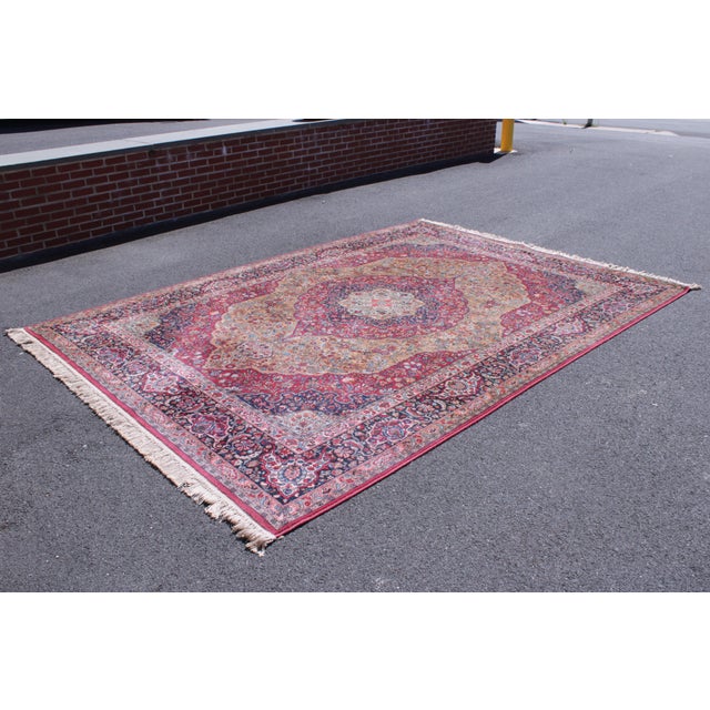 Age: Approx: 30 Years Old Details: Pattern 700/718 Consistent Pile High Quality Construction Large Impressive Rug 100%...
