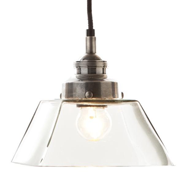 Contemporary Square Glass Pendant Light Chairish