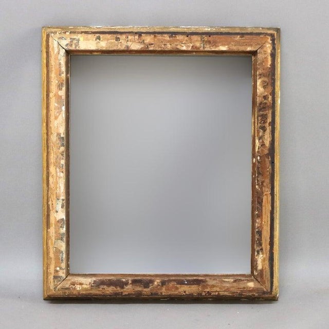 Wood Antique Newcomb-Macklin School Arts & Crafts 1st-Finish Gilt Wood Frame, Circa 1910 For Sale - Image 7 of 9
