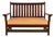 L. & J. G. Stickley Antique Mission Arts & Crafts Onondaga Mahogany Bench or Settle Sofa, Circa 1902 For Sale