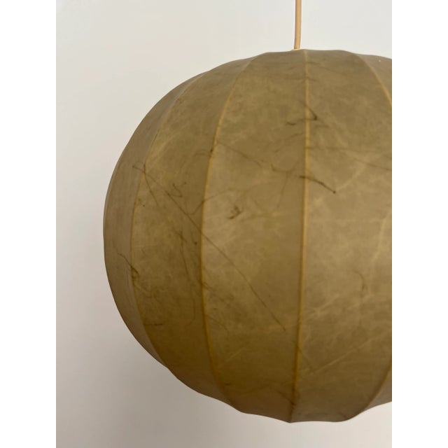 Mid-Century Modern German Cocoon Pendant from Goldkant Leuchten, 1960s, Set of 2 For Sale - Image 14 of 18