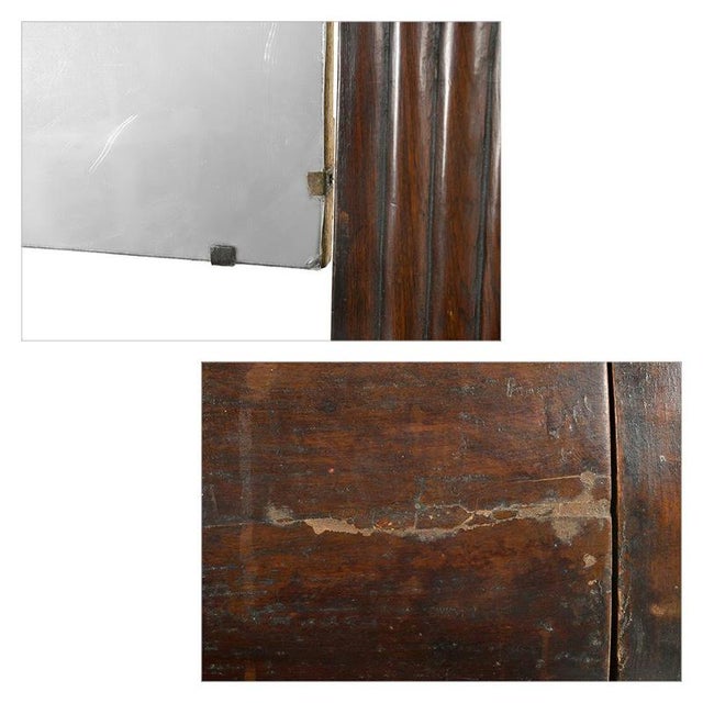 Antique 20th Century Carved Wooden Dressing Table with Mirror For Sale - Image 6 of 9