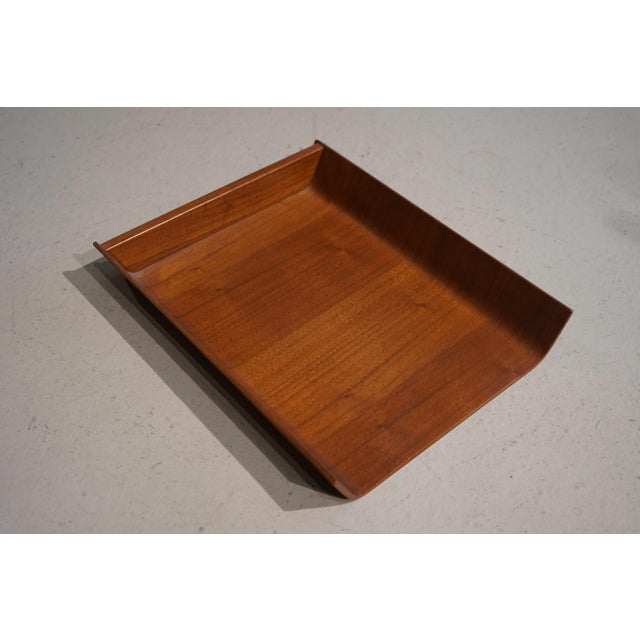 Wood Mid-Century Plywood Tray by Florence Knoll for Knoll For Sale - Image 7 of 15