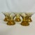 1970s Vintage Art Deco Boho Chic Pale Amber Cocktail Lowballs - Set of 5. For Sale - Image 4 of 8