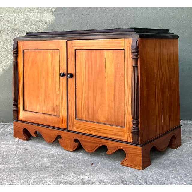 Vintage Double Door Column Sideboard For Sale - Image 12 of 12