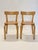 Artek 69 chairs 2 pcs, birch. The chairs are from around the 1950s. Wear consistent with age. Designer Alvar Aalto. I have...