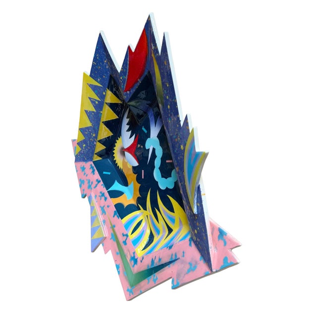 1984 Ceramic Post-Modern Sculpture by James Caswell Davis, Santa Monica For Sale - Image 4 of 11