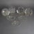 Twelve-Piece French Lalique Commemorative Crystal Plate Set 20th C; Dates from 1965-1977. Measures- 8.5''H x 8.5''W x .5''D