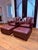 An exceptional four-piece Hancock & Moore seating ensemble comprised of a matching pair of swivel lounge chairs and...