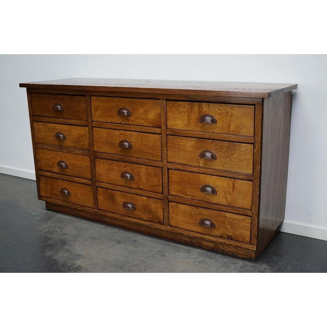 20th Century Dutch Oak Apothecary Cabinet For Sale - Image 6 of 18