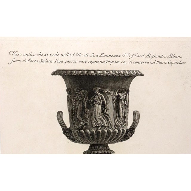 Late 18th Century Giovanni Battista Piranesi (Italian, 1720–1778), Engraving of an Urn For Sale - Image 5 of 10
