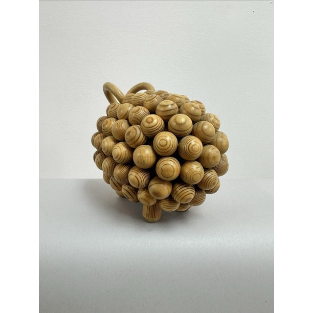 Wood Aarikka Finland Vintage Wooden Ram Sheep Collectible Home Decor MCM Mid Century For Sale - Image 7 of 11