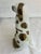 Late 19th Century Victorian Stafford Ceramic Brown & White Spaniel Dog Figurine For Sale - Image 4 of 9