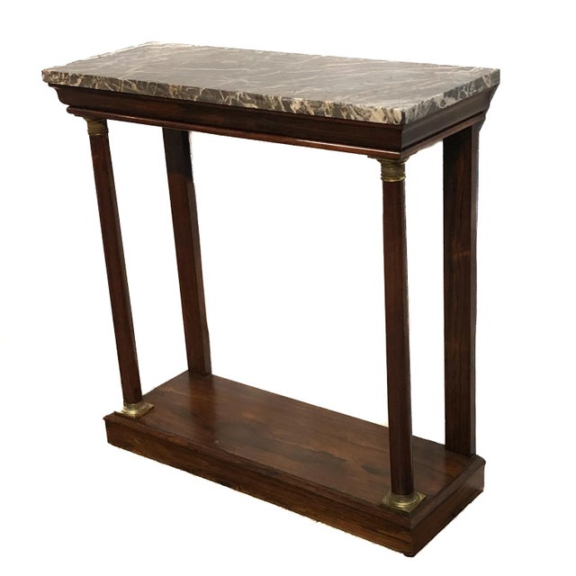 Early 19th Century French Empire Brazilian Rosewood Wall Console For Sale - Image 11 of 11