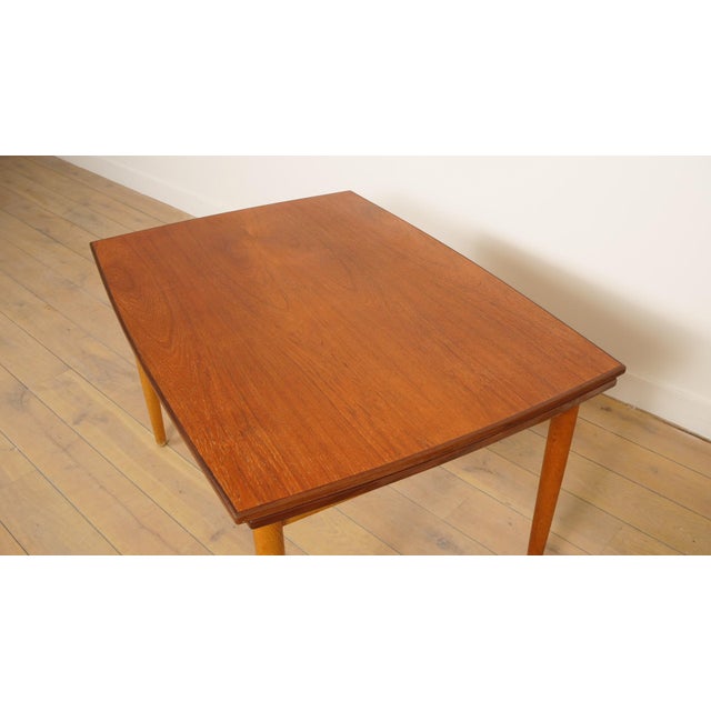 Danish Extending Dining Table in Teak, 1960s For Sale - Image 11 of 14