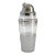 Mid 20th Century Mid-Century Modern Silver-Banded Glass Cocktail Shaker For Sale