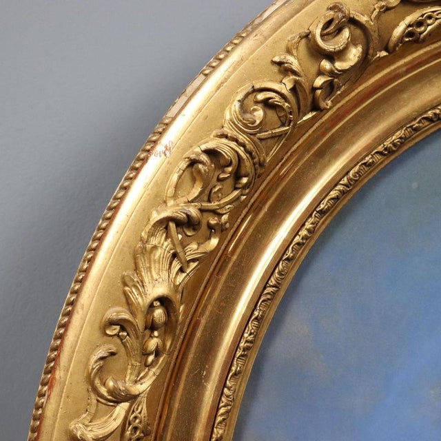 Black Unknown, Female Portrait, Crayons on Cardboard, Framed For Sale - Image 8 of 12