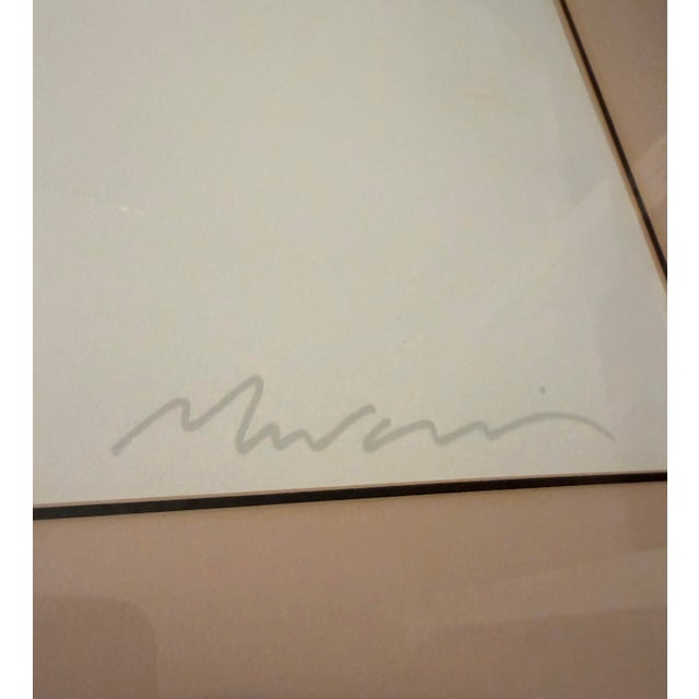 1980s Dennis Mukai “Lisa” Foil-Stamped Fashion Art Poster, Late 1980s, Authenticated by the Artist For Sale - Image 5 of 6