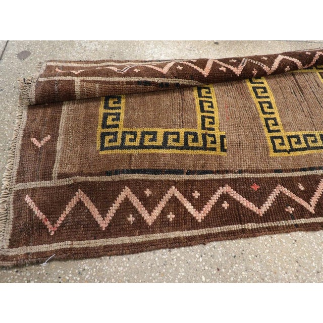 Galerie Shabab Collection Mid-20th Century Turkish Anatolian Tribal Runner For Sale - Image 10 of 10