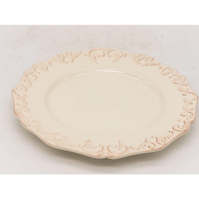Anthropologie Stoneware Oval Dinner Plates, Set of 12, Portugal Circa 2007 For Sale In New York - Image 6 of 9