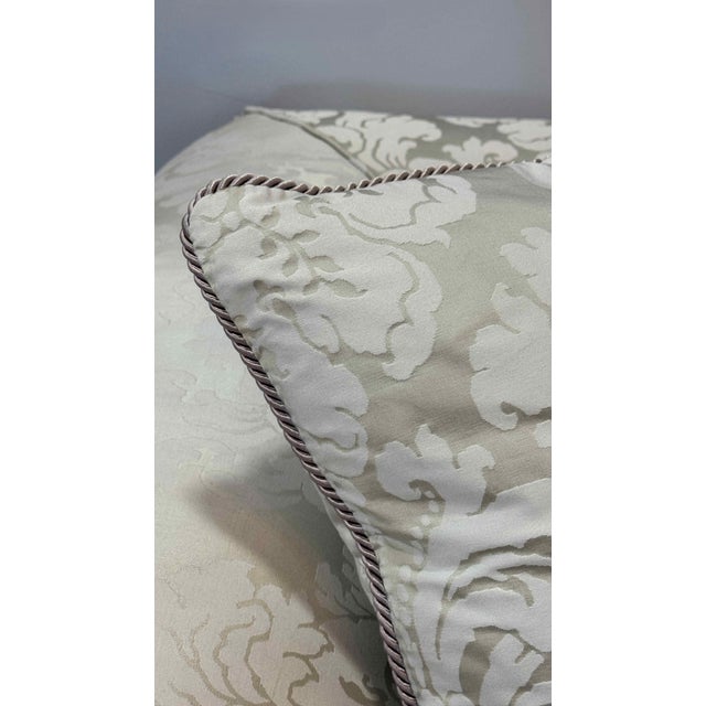 Ralph Lauren Heiress Sofa W/ Damask Upholstery For Sale - Image 10 of 14