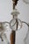 Chandelier with Clear Crystal Pendants and Champagne Smoky Glass For Sale - Image 13 of 18