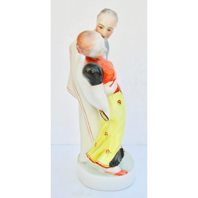 1960s Herend Porcelain Dancers Vintage 60s For Sale - Image 5 of 9