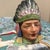 Native American Antique Figural Majolica Native American Chief Tobacco Humidor Jar, Circa 1910 For Sale - Image 3 of 11