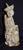 Plastic Vintage Chinese Empress Carved Cast Resin With Faux Ivory Finish Figurine Statue For Sale - Image 7 of 16