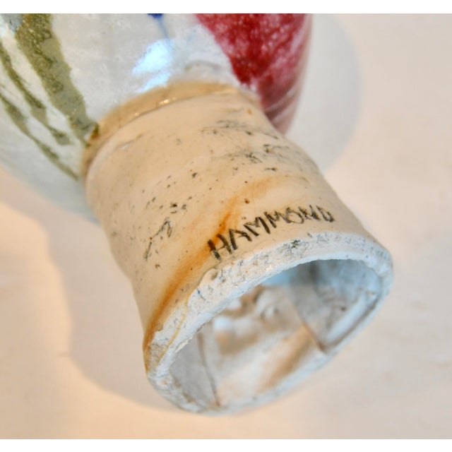 1970s Modern Studio Ceramic Art Sculpture by Artist Phyllis Baker Hammond For Sale - Image 9 of 9