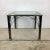 Regency Modern Dark Chrome and Glass End Table- Design Institute of America For Sale - Image 13 of 13