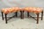Vintage Chinese Chippendale Style Carved Mahogany Fretwork Bench Stool - Pair For Sale - Image 11 of 12