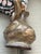Early 20th Century Early 20th Century Art Nouveau Figural Pitcher Cb Perron Nude Woman Metal Vase For Sale - Image 5 of 9