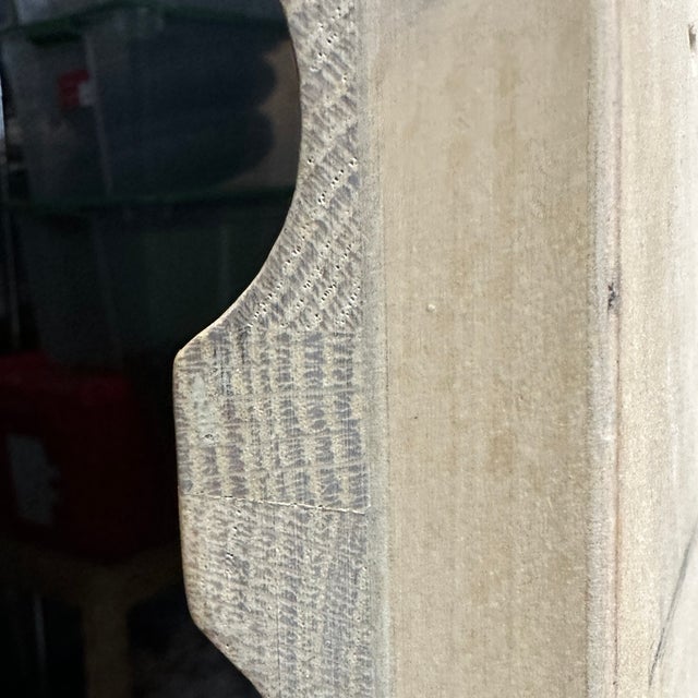 1980s Monumental Postmodern Wood Framed Wall Mirror For Sale - Image 12 of 13