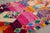 Vintage Boujad Moroccan Handmade Geometric Multicolor Berber Wool Rug For Sale - Image 10 of 12