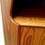 1950s Danish Rosewood Corner Cabinet W/ Indigo Stained Glass Doors For Sale - Image 12 of 16