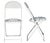 Francois Carre Antique Francois Carre Sunburst Folding Garden Chairs, 2 Pieces For Sale - Image 4 of 18