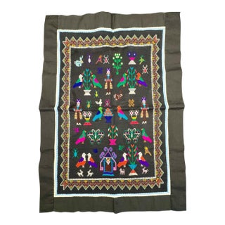 Hmong Hill Tribe Story Cloth, Vintage For Sale