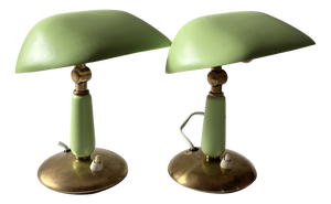 Modernist Model 31866 Table Lamps by Bertil Brisborg for Nordiska Kompaniet, Sweden, 1940s, Set of 2